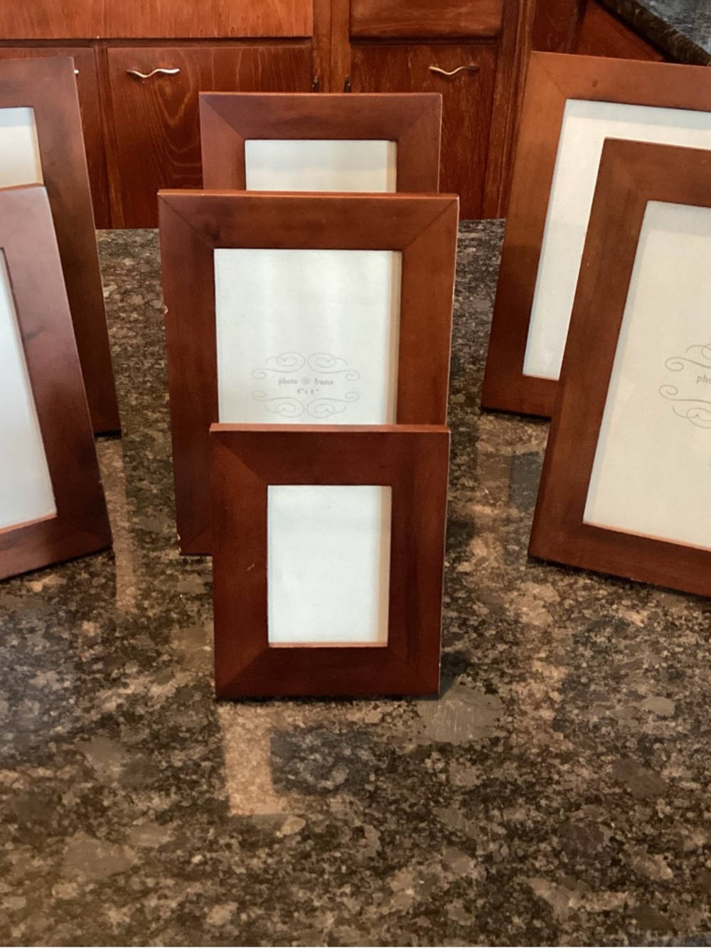 Classic Brown Wood Picture Frame - Unbranded